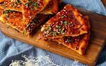 美味切片披萨诱人呈现