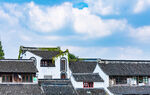 江南水乡古建筑屋顶景观