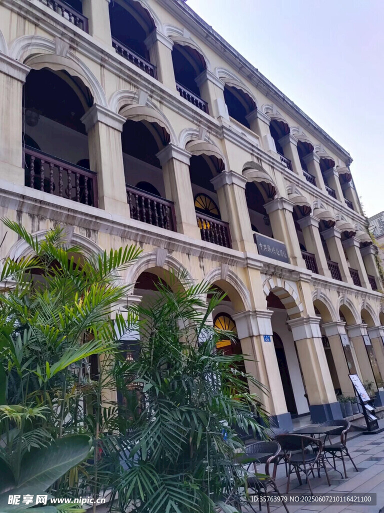 欧式古典建筑外观景致