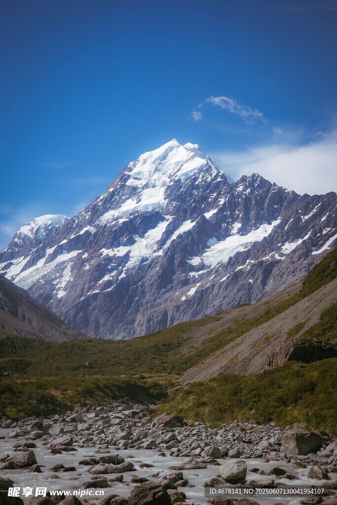 壮丽雪山风景