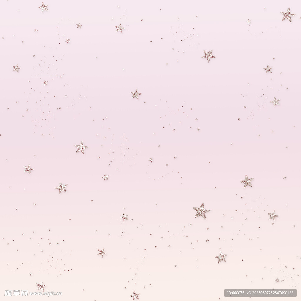 梦幻粉色星星背景图