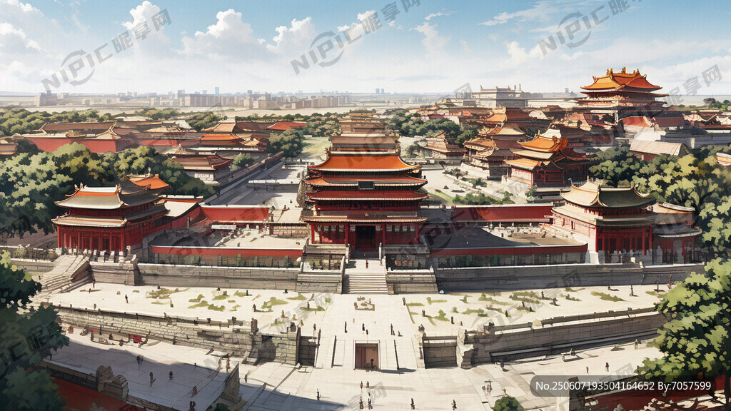 我想要一张北京大学的手绘图