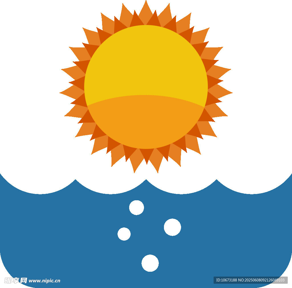 海上日出图标