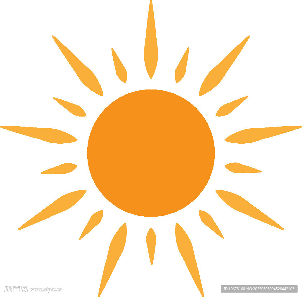 简约太阳图标