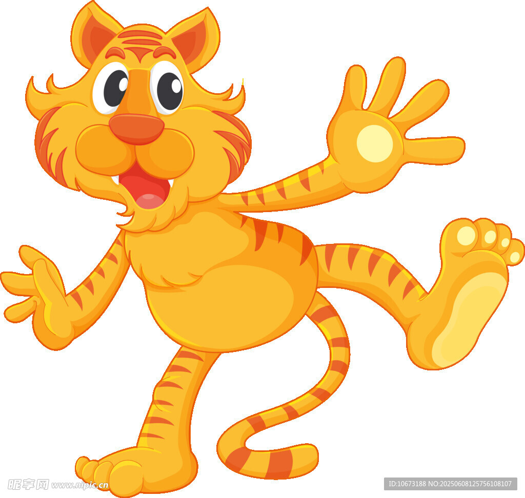 可爱橘猫欢快起舞
