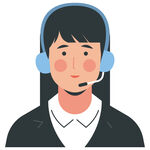 女性客服人员头像
