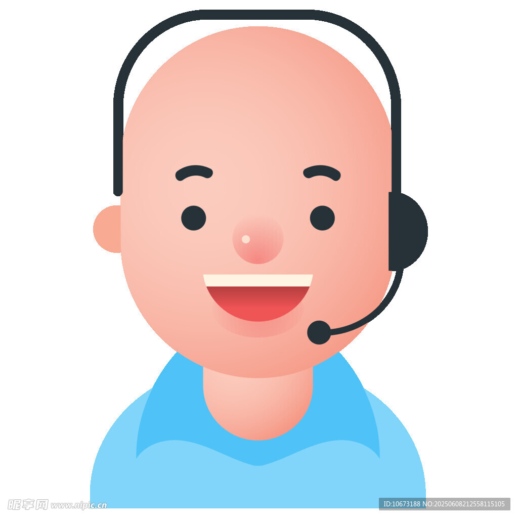 客服人员头像形象展示