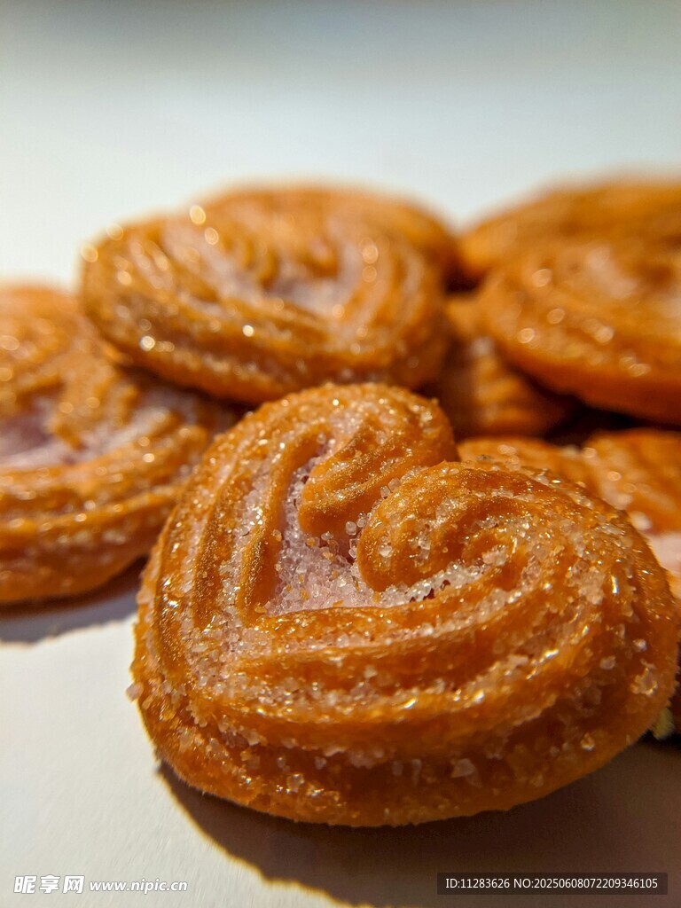 美味曲奇饼干特写