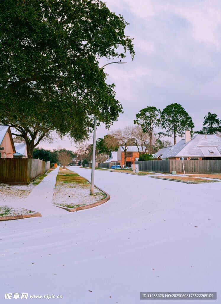 雪覆公园场景