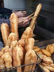 现炸美味油条诱人展示