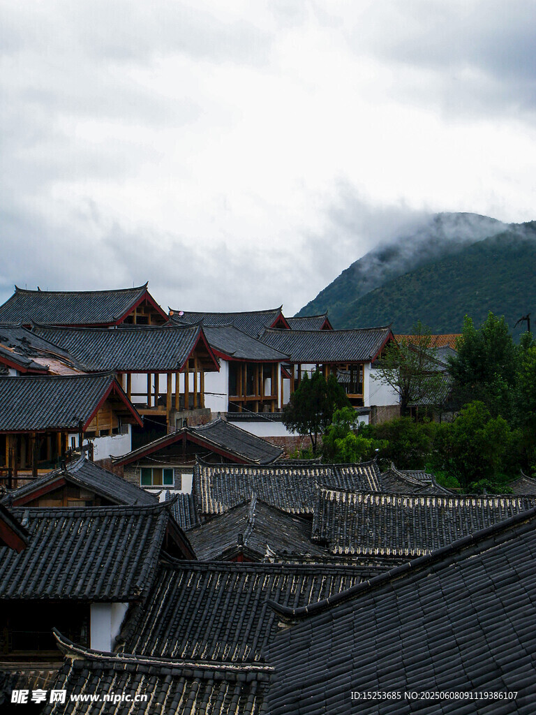 古村落屋顶景观