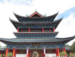 中式古建筑塔楼景观