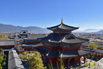中式古建筑群俯瞰美景