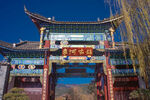 古色古香中式牌坊建筑