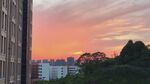 城市黄昏美景