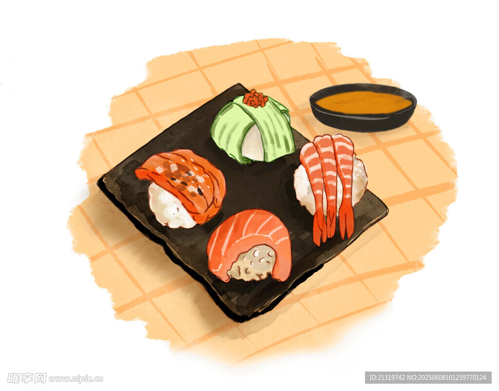 寿司插画