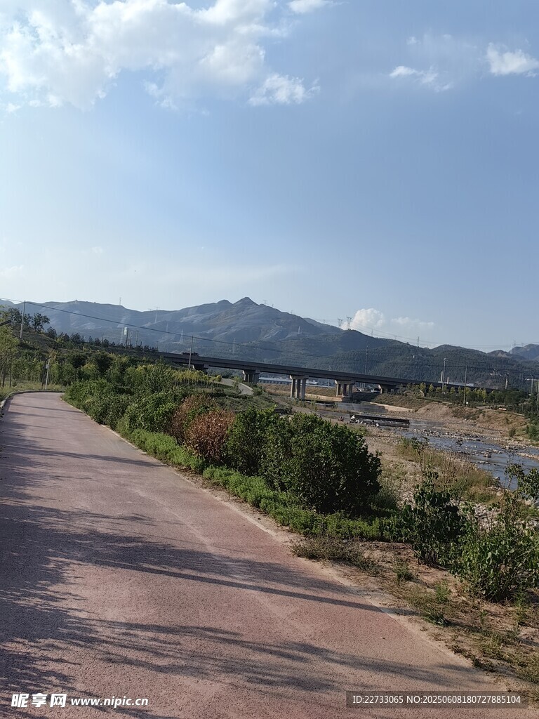 乡间小路自然风光