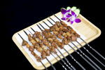美味烤肉串 精致摆盘
