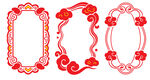 中式祥云边框