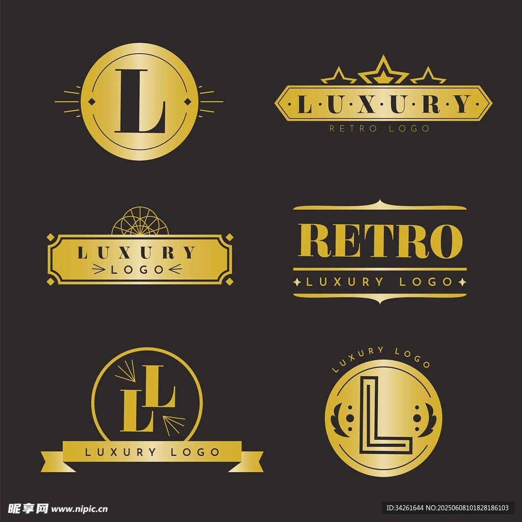 复古logo图案设计