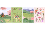 春季时尚插图