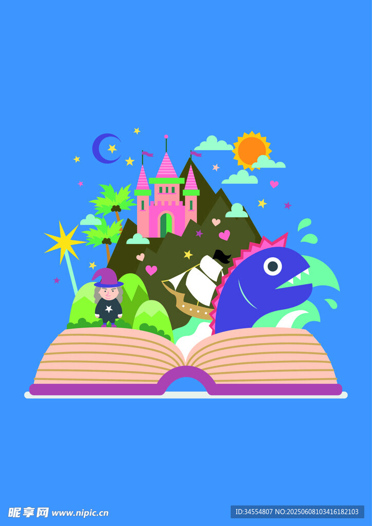 打开书本开启奇幻之旅