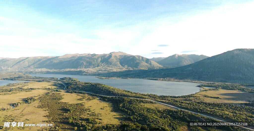 壮丽山水风光全景图