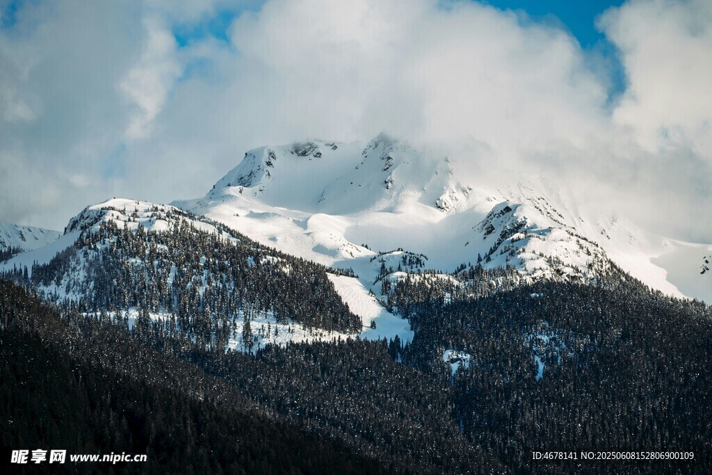 壮丽雪山美景