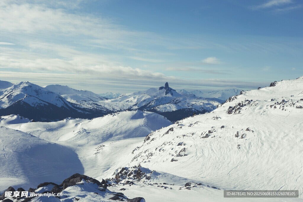雪山壮丽风光