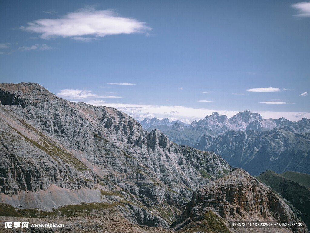 壮丽高山景观
