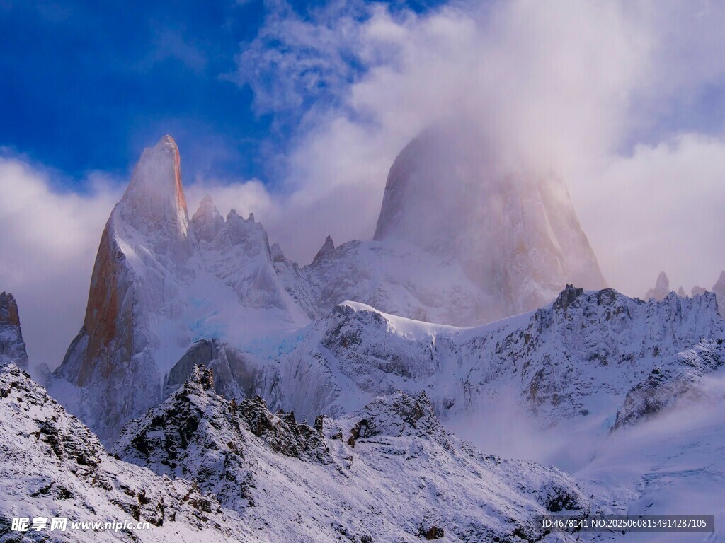 壮丽雪山美景