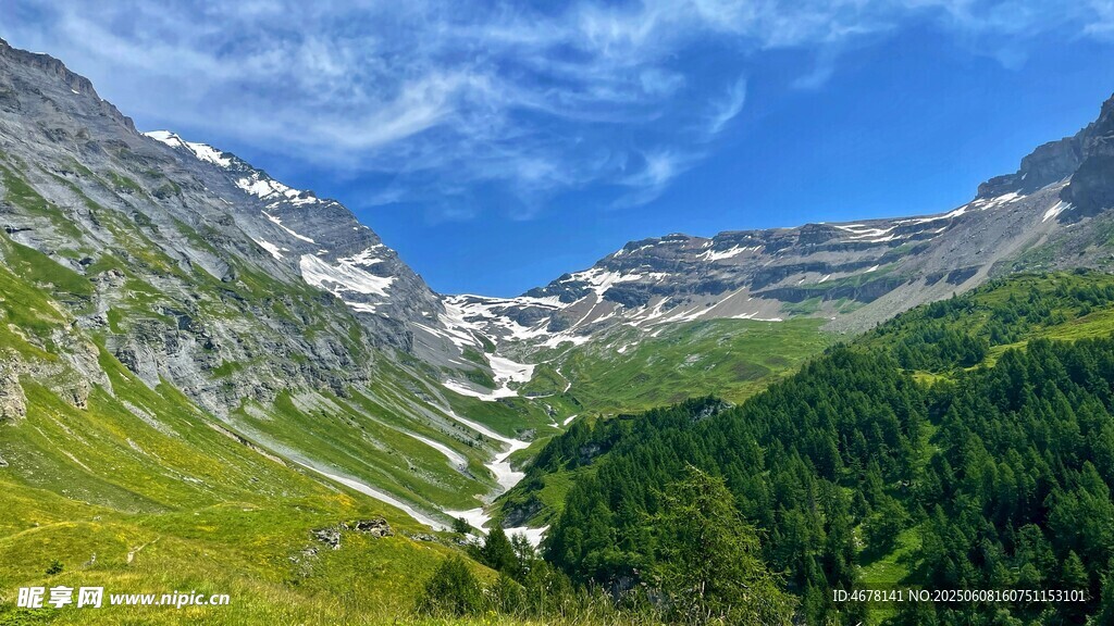 山间绿野美景