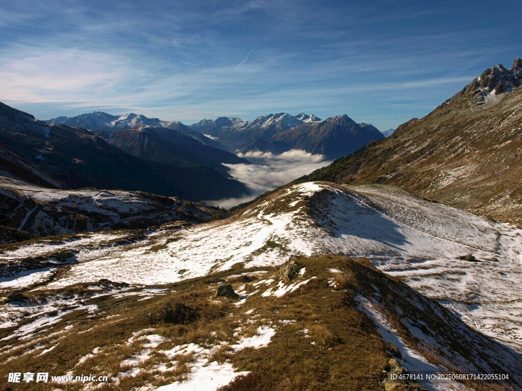 雪山壮丽风光