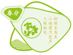 春分  二十四节气 七十二候 