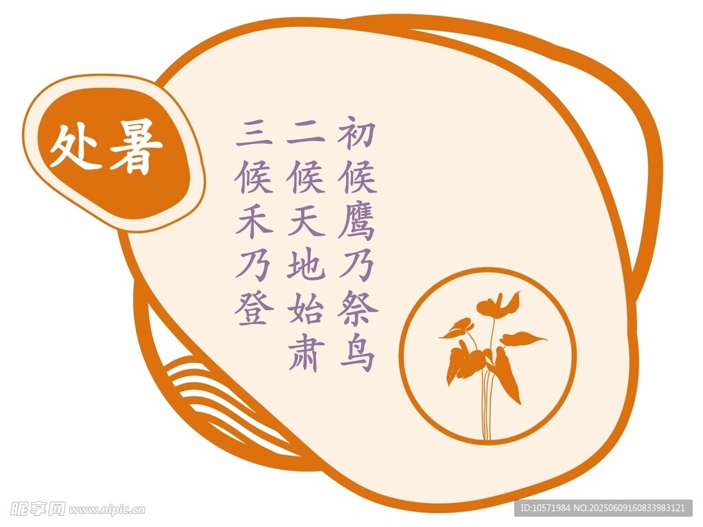处暑 二十四节气  七十二候