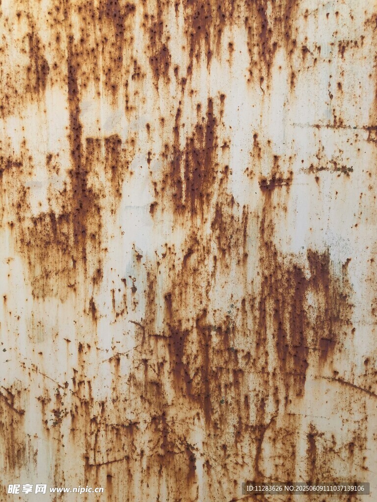 生锈斑驳的金属表面纹理