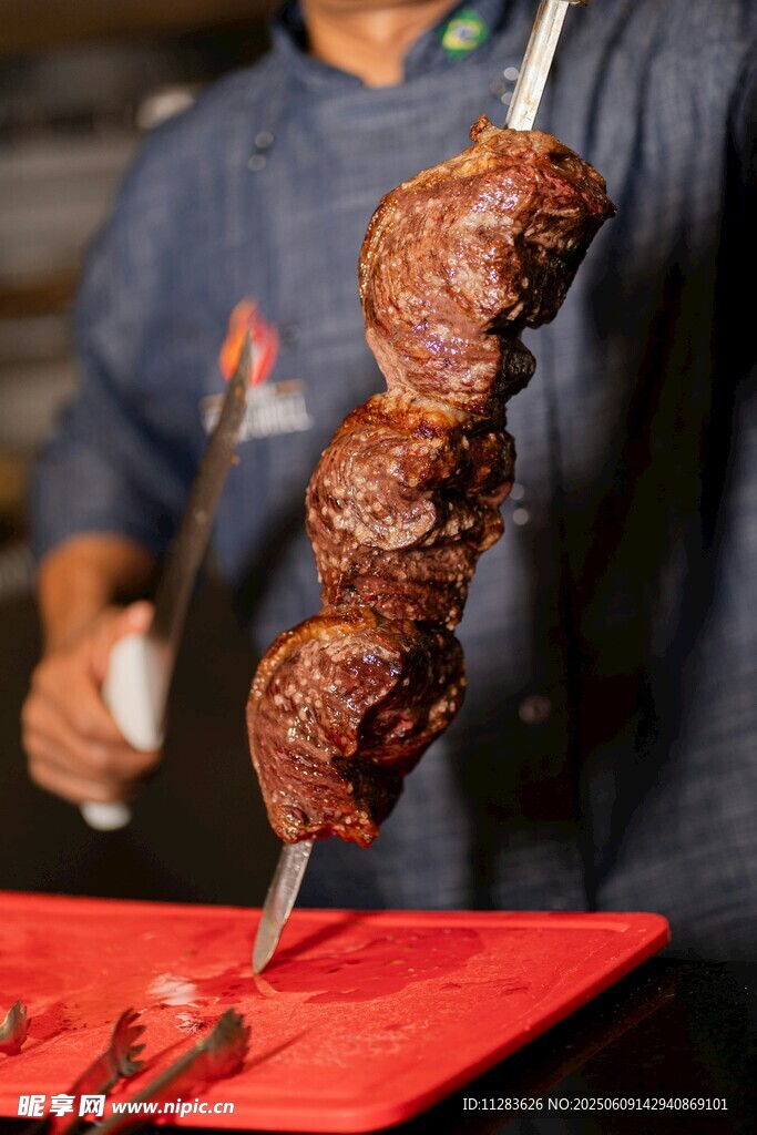 美味烤肉串诱人呈现