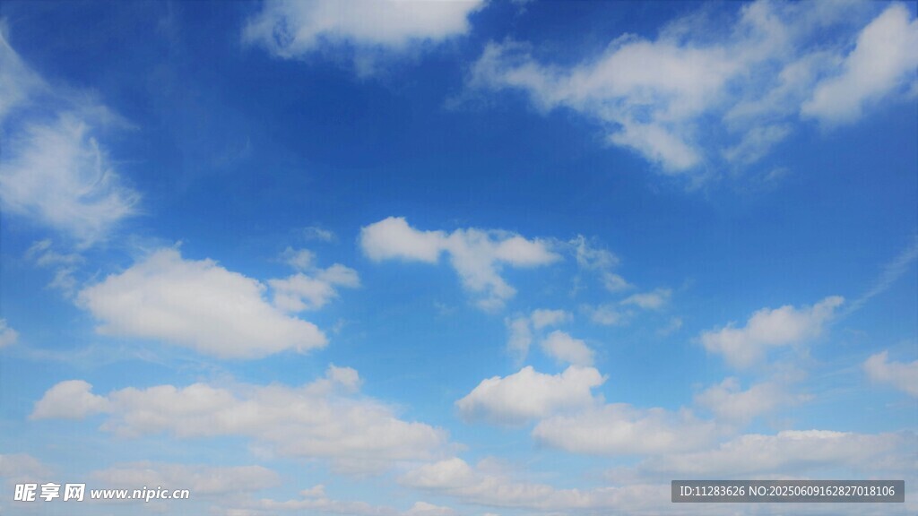 蓝天白云美景