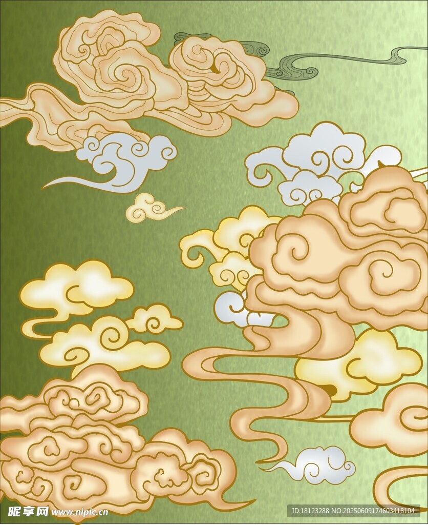 祥云纹样矢量文件