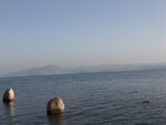 海面远处朦胧景致