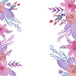 花卉边框图案设计