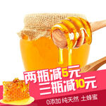 天然农家土蜂蜜促销中