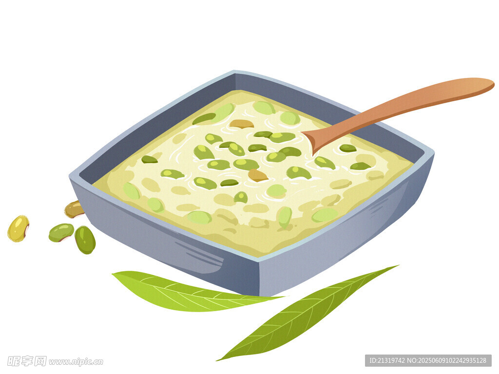 绿豆汤插画