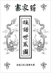 蒋家寨老谱木盒封面