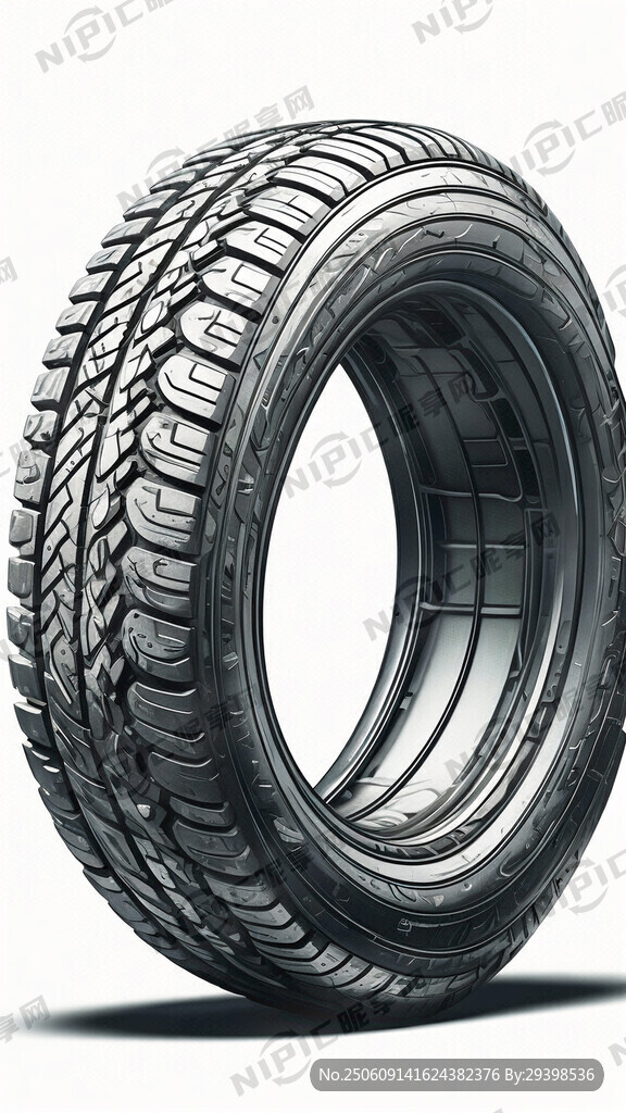 一个汽车大轮胎