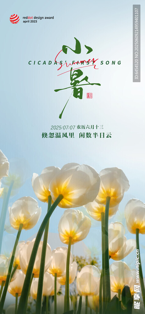 小暑节气海报