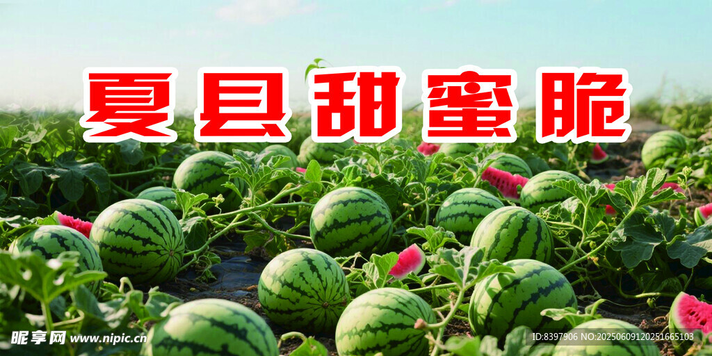 甜蜜脆大西瓜