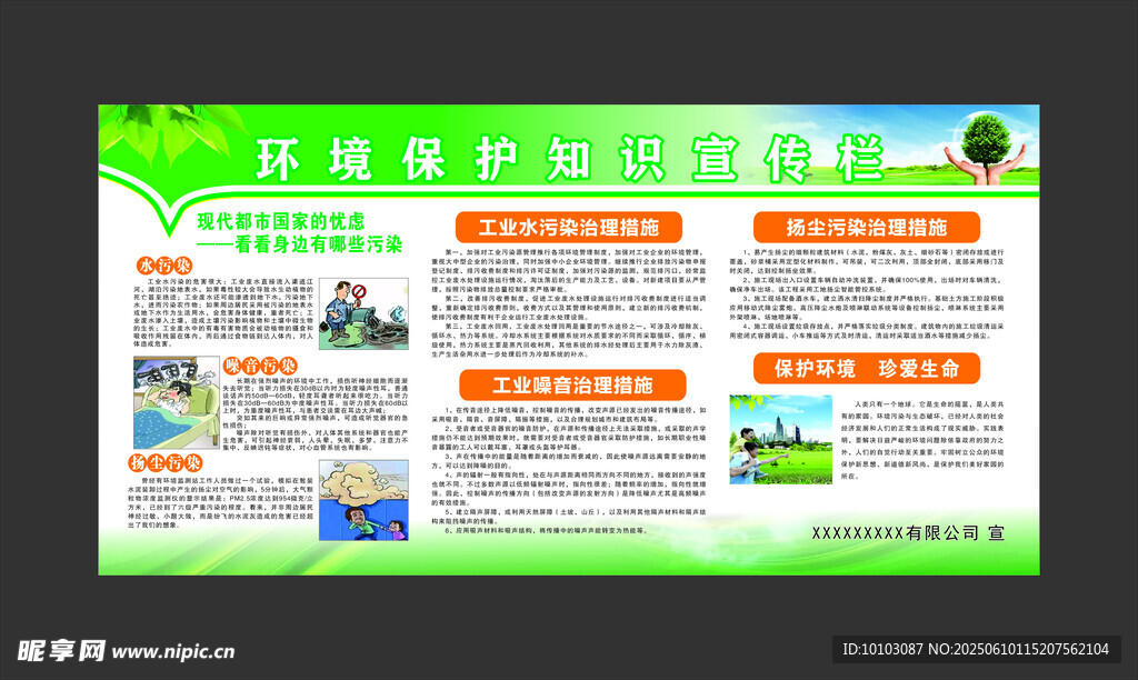环保知识宣传栏海报