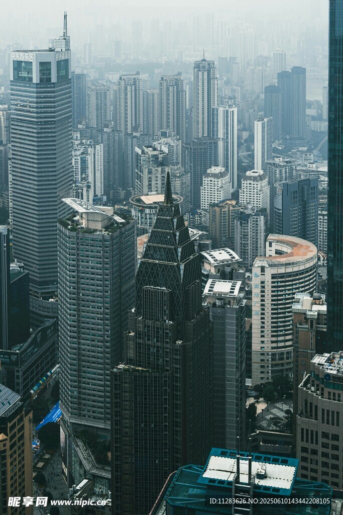 繁华都市高楼景观