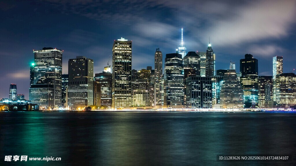 繁华都市夜景